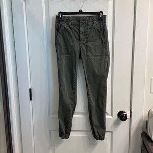 American Eagle Outfitters Green Cargo Jogger Pants